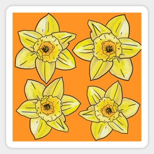 Daffodils Sticker